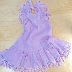 Peek Sabrina crochet sundress lavender size 4/5
